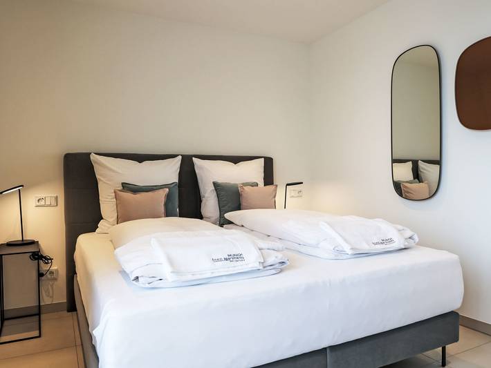 Ferienwohnung für 2 Personen, mit Balkon und Terrasse beim Oktoberfest