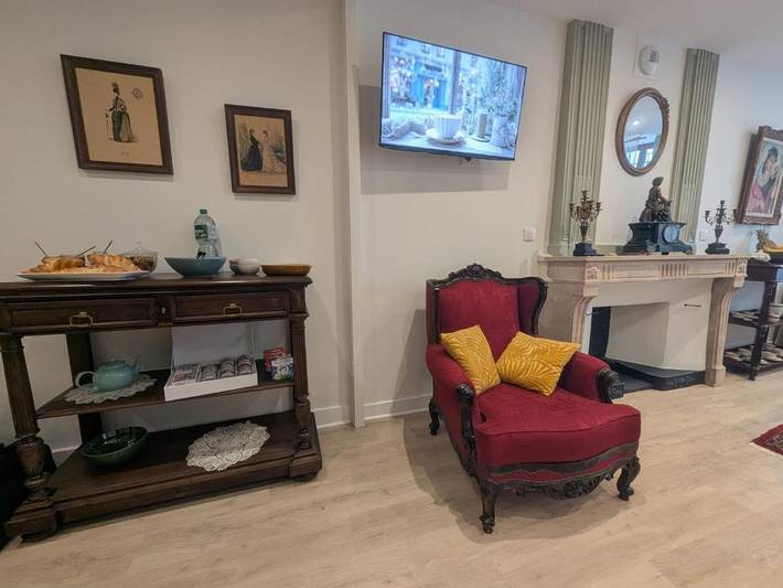 Chambre d’hôte pour 6 personnes, avec terrasse