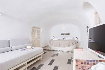 Villa pour 2 personnes, avec balcon et vue sur l’océan à Santorin