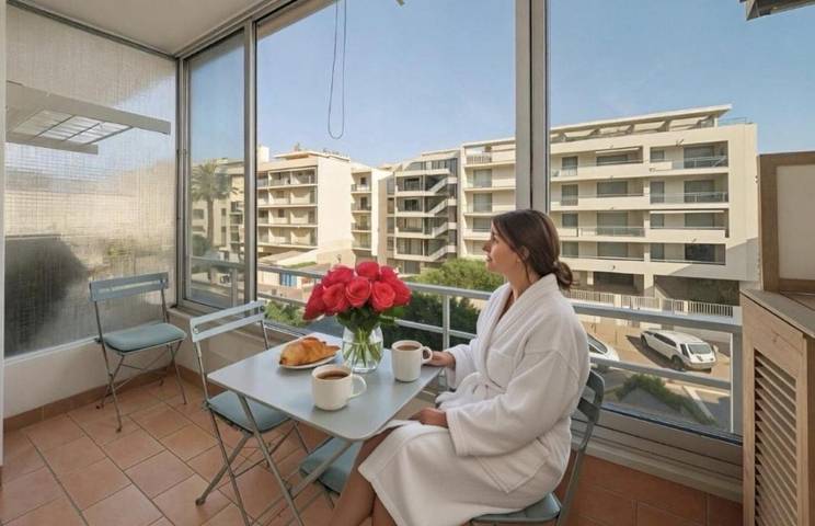 Appartement de vacances pour 3 personnes, avec vue et balcon