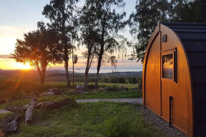 Glamping for 4 people, with Terrace and Garden in East Lothian