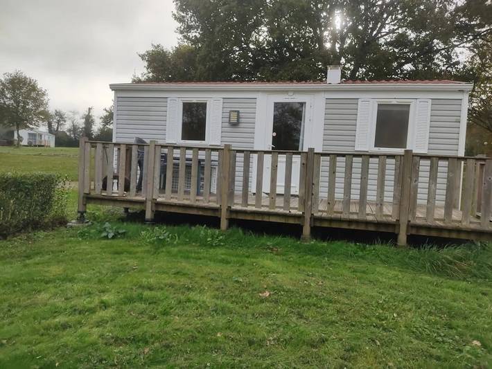 Mobil home pour 4 personnes, avec bassin pour enfant à Sainte-Reine-de-Bretagne