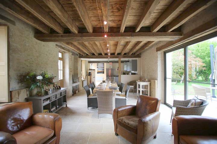 Chambre d’hôte pour 3 personnes, avec jardin et terrasse à Mulsans