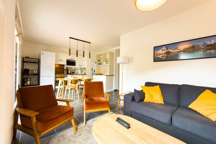 Gîte pour 6 personnes, avec balcon, adapté aux familles dans Le Fayet (Saint-Gervais-les-Bains)