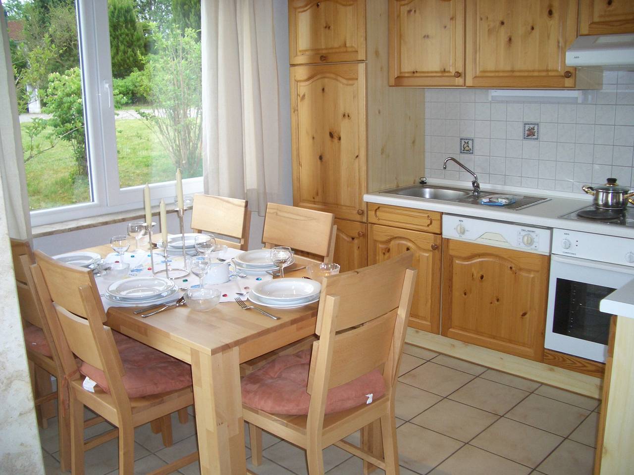 Ferienhaus mit privater Terrasse, Garten und Wlan in Uslar, Weserbergland
