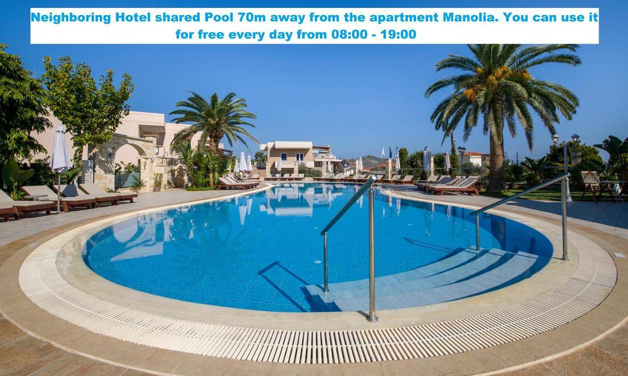 Appartement entier, Manolia Dream Apartment 3-bedrooms 30m to the beach in Agia Marina, Région de la Canée