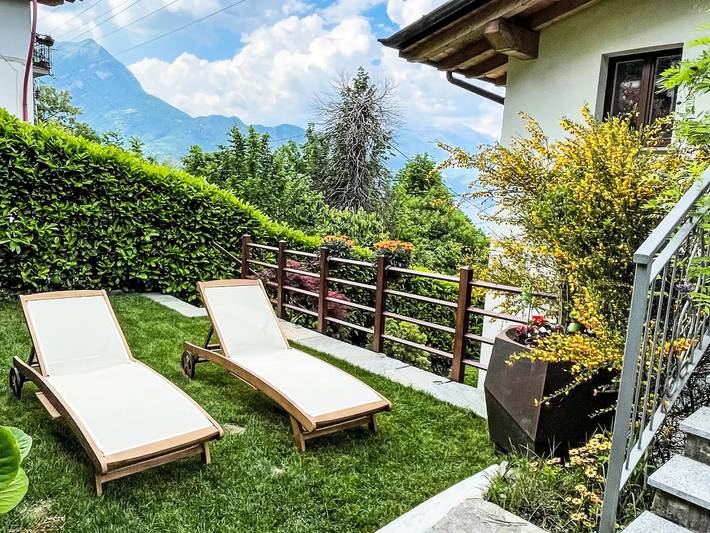Villa pour 4 personnes, avec Balcon ainsi que Terrasse et Jardin à Bellagio