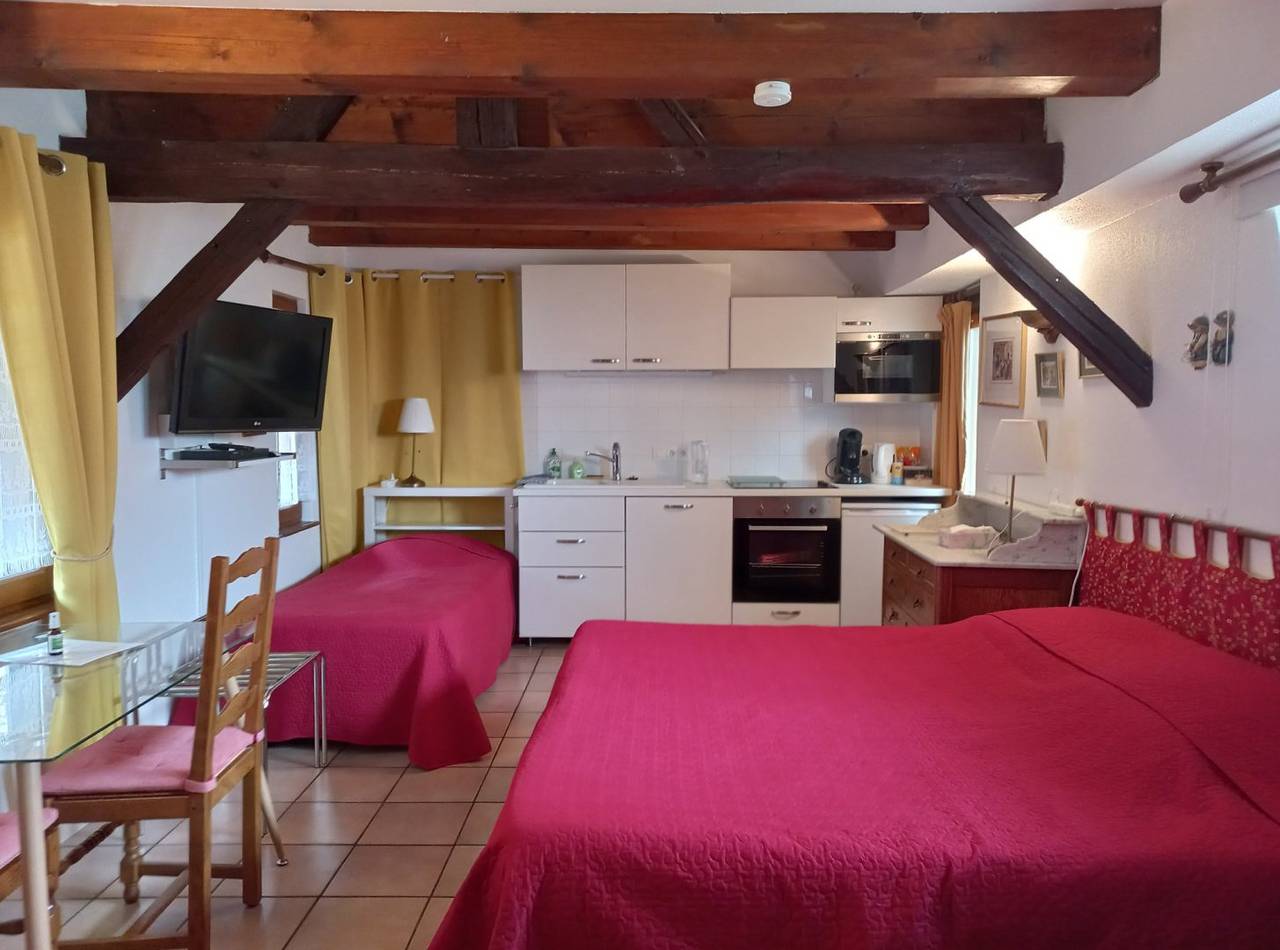 Studio entier, Studio 4, pour 2 ou 3 personnes in Blaesheim, Région de Strasbourg