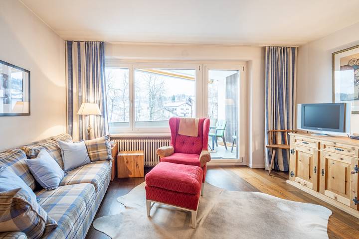 Studio für 4 Personen, mit Balkon in Flims