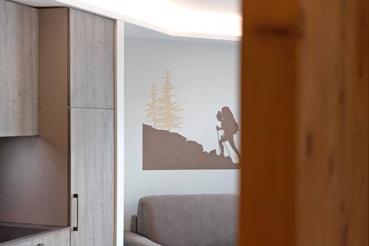 Appartement entier, Appartement "Wood Mountain Planet Suite House", avec vue montagne, Wi-Fi & balcon in Livigno (Town), Livigno
