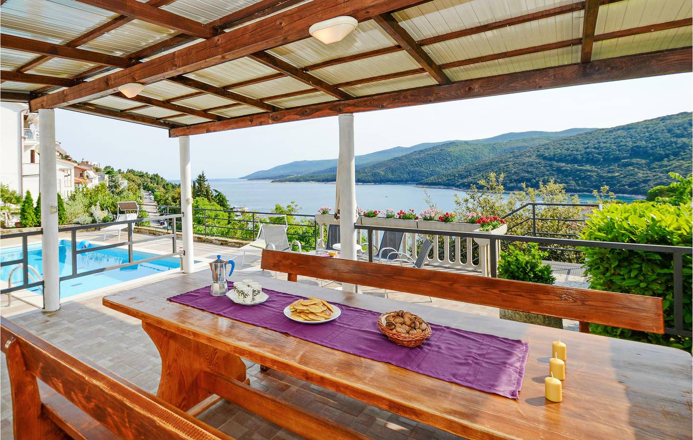 Maison de vacances pour 8 personnes avec terrasse in Rabac, Labin-Rabac