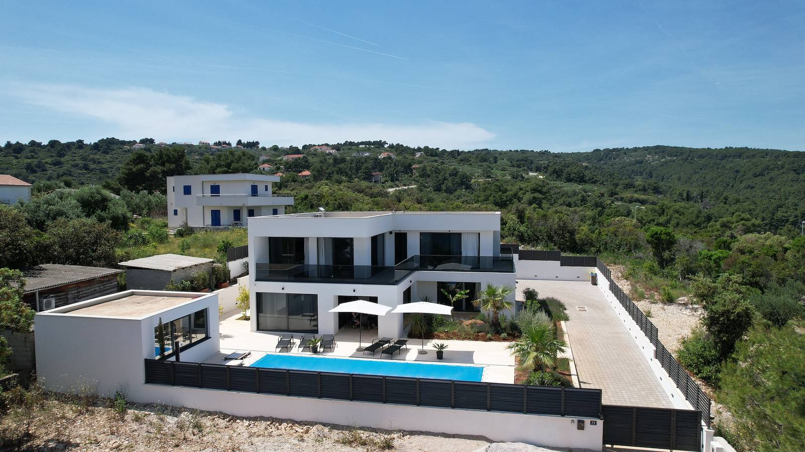 4-Zimmer-Haus mit Terrasse und Meerblick Rogac, Solta in Šolta (Split-Dalmatien), Rogac