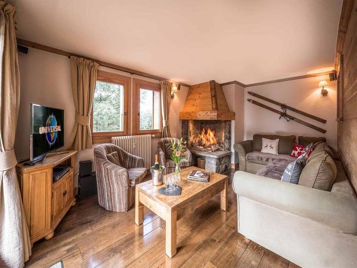Chalet pour 7 personnes, avec balcon