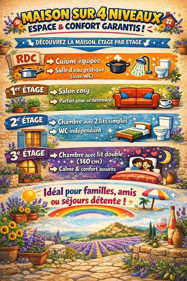 Location de vacances pour 4 personnes dans Office De Tourisme De Nyons - 2