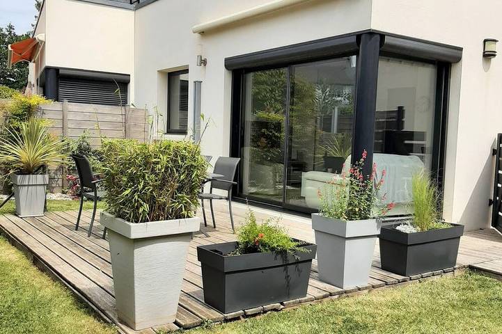 Maison de vacances pour 3 personnes, avec balcon et jardin à Bénodet