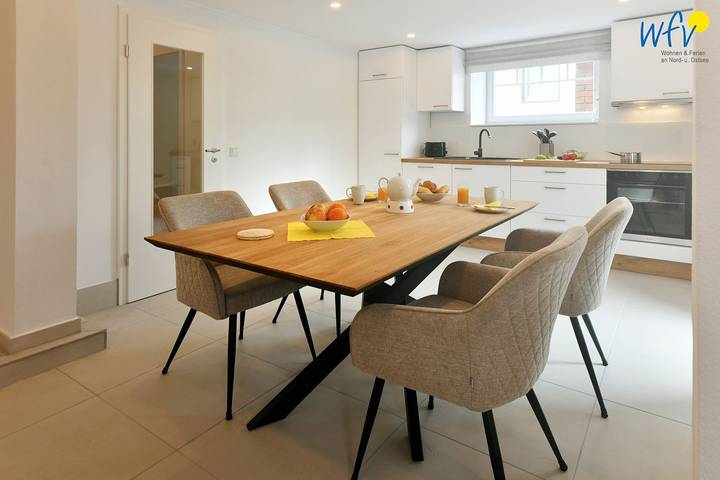 Ferienwohnung für 4 Personen, mit Balkon und Terrasse sowie Sauna auf den Ostfriesische Inseln