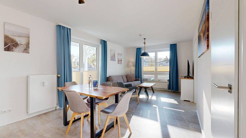 Gîte pour 4 personnes, avec Balcon et Sauna à Binz