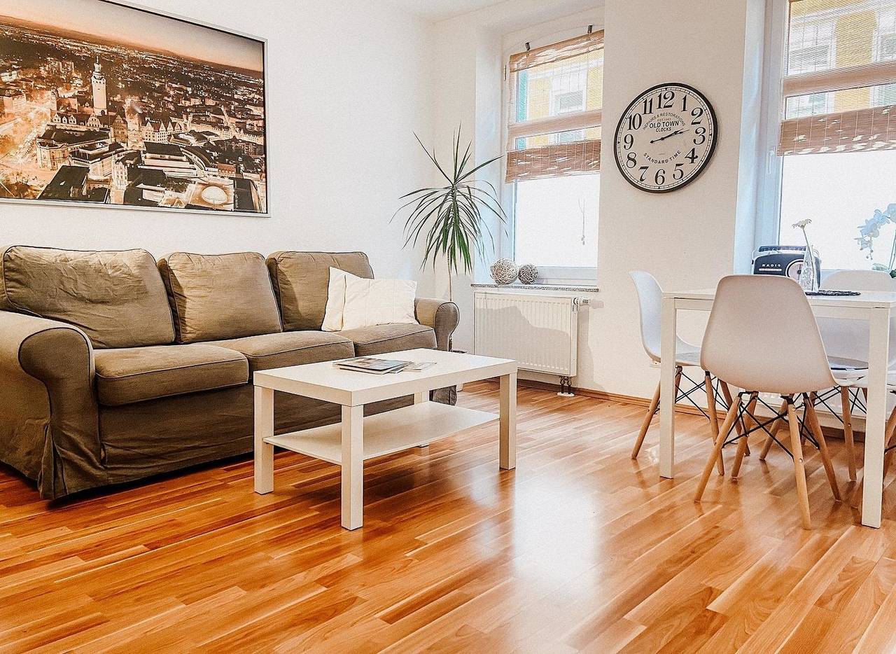 Entire holiday apartment, Holiday apartment for 4 people with garden in Alt-West, Leipzig