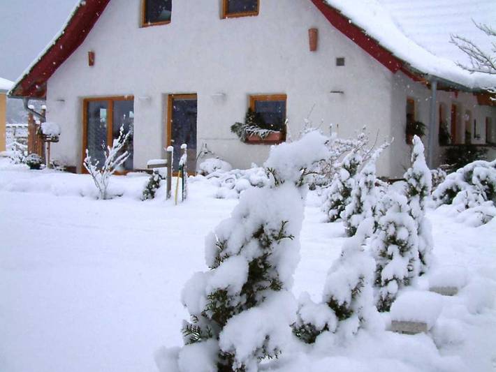 Ferienwohnung für 8 Personen, mit Terrasse und Garten sowie Seeblick in Bodstedt