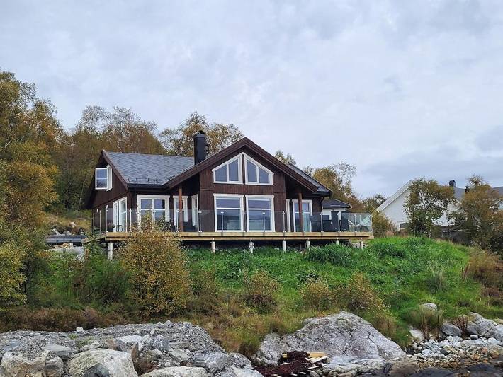 Ferienhaus für 7 Personen, mit Terrasse und Ausblick