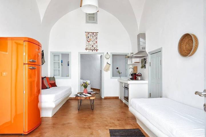Santorini-Schätze Rockside Villa traditionell in Santorin