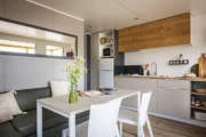 Mobil home pour 6 personnes, avec bassin pour enfant à La Romieu - 4
