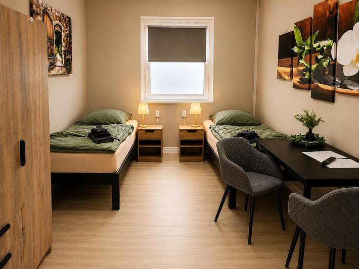 Hostel für 2 Personen, mit Ausblick in Brieselang
