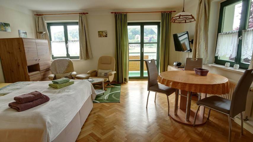 Ferienwohnung für 3 Personen, mit Balkon und Garten, mit Haustier in Sächsische Schweiz - 4