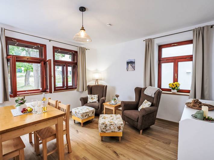 Ferienwohnung für 4 Personen, mit Terrasse und Sauna sowie Garten, mit Haustier - 1