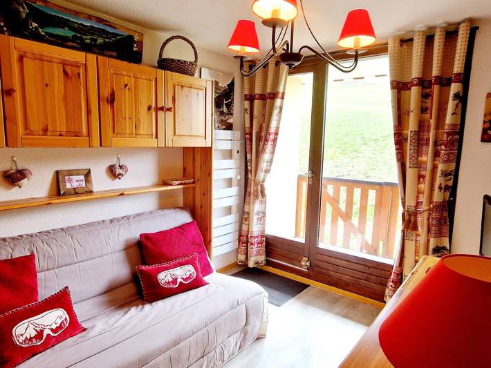 Ganzes Studio, Charmantes Kabinenstudio nahe Pisten in La Plagne Montalbert in La Plagne, Aime-la-Plagne