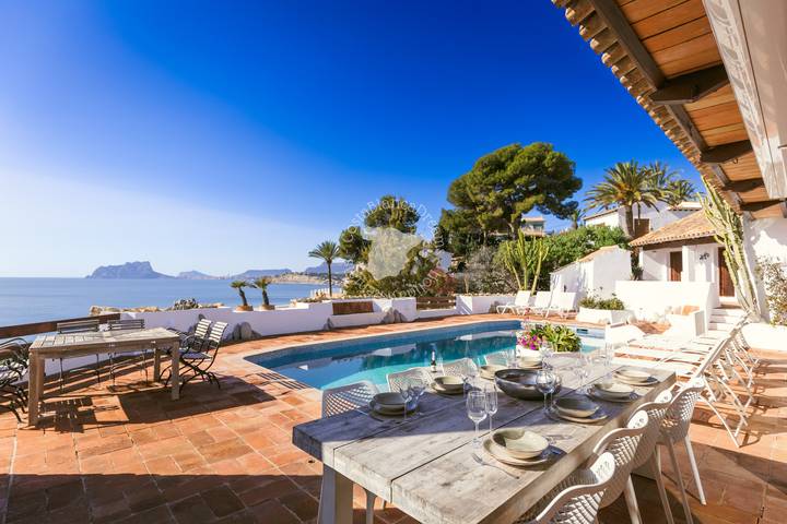Casa del Flamboyan in Cala del Portitxol (Moraira), Teulada (Spanien)