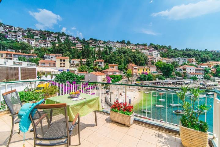 Doppelzimmer Mariza mit Meerblick in Rabac in Rabac, Labin-Rabac