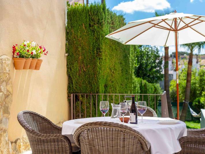 Can Olivera - Schönes Stadthaus mit privatem Pool in Llubí in Llubí, Mallorca Inselmitte