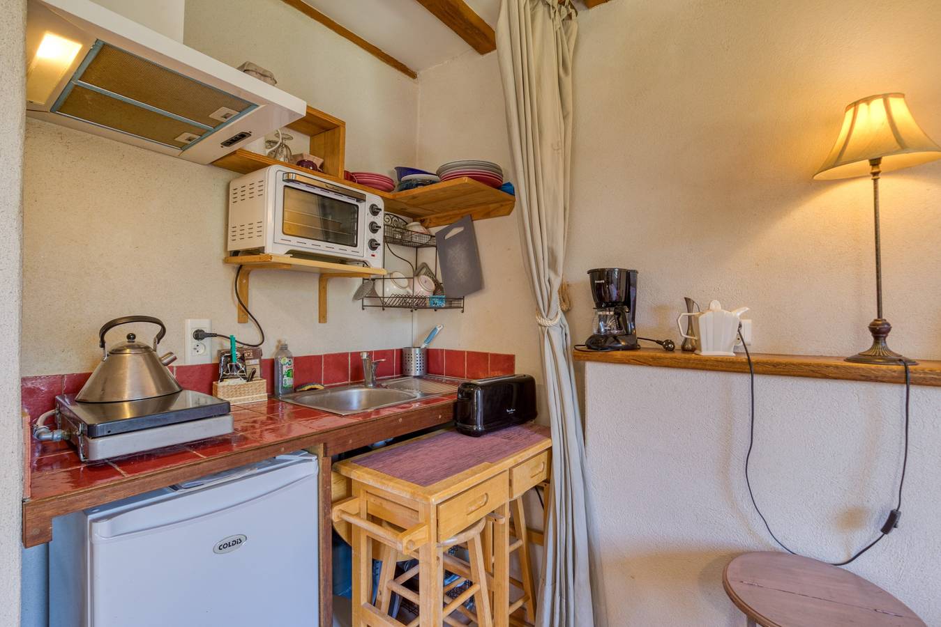 Gîtes du Bout du Monde: bergzicht en privéterras, foto 6