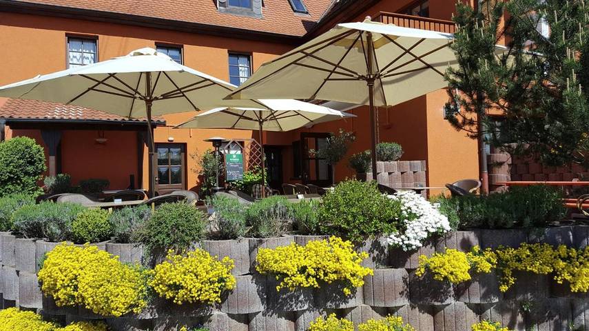 Hotel, mit Terrasse und Garten in Marktheidenfeld