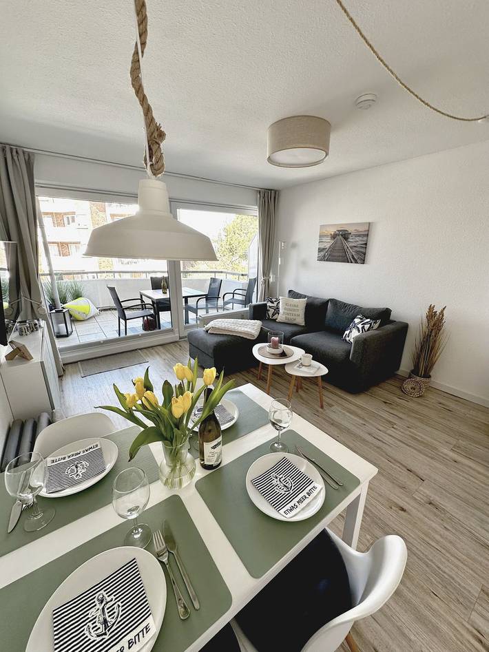 Ferienwohnung für 3 Personen, mit Balkon - 1