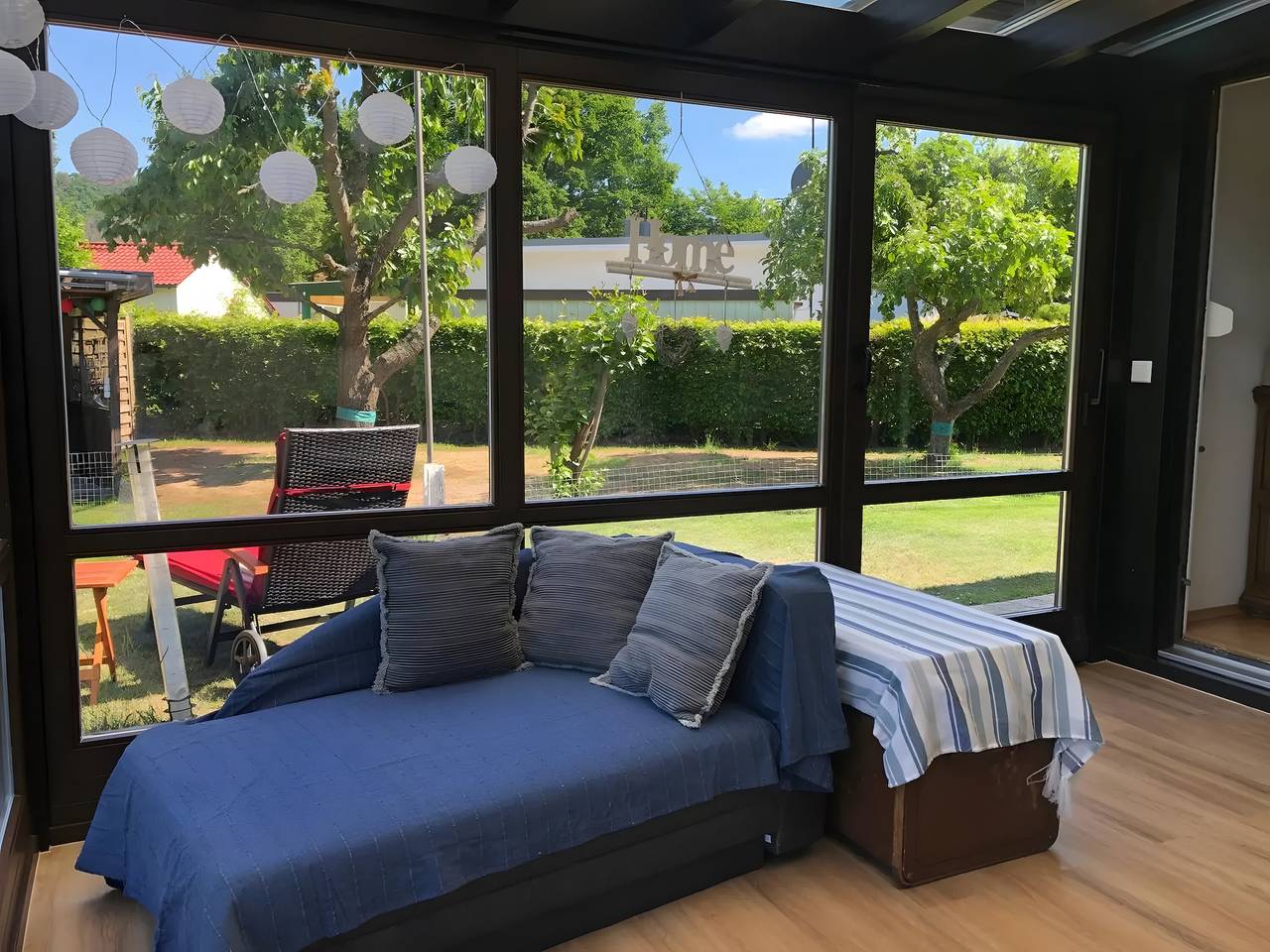 Bungalow 'Lili’s auf der Halbinsel' mit Meerblick, privater Terrasse und Wlan in Waldeck, Waldecker Land