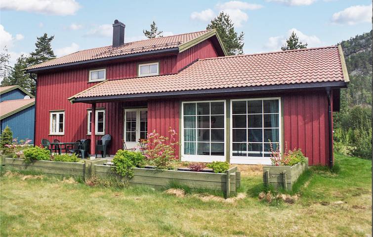 Ferienhaus für 10 Personen mit Seeblick in Tveitvatnet, Åmli
