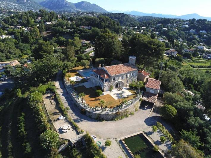 Villa pour 14 personnes, avec piscine ainsi que vue et jardin à Saint-Paul-de-Vence - 3