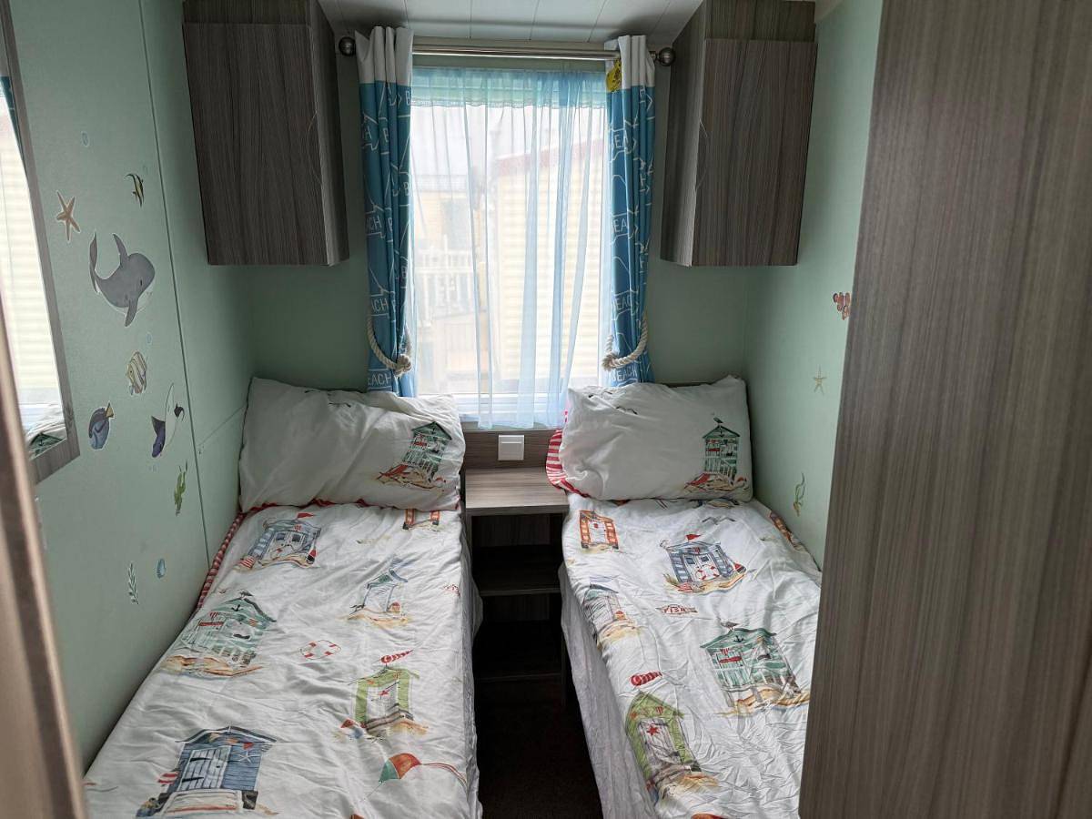 Millie’s caravan in Towyn, Conwy region