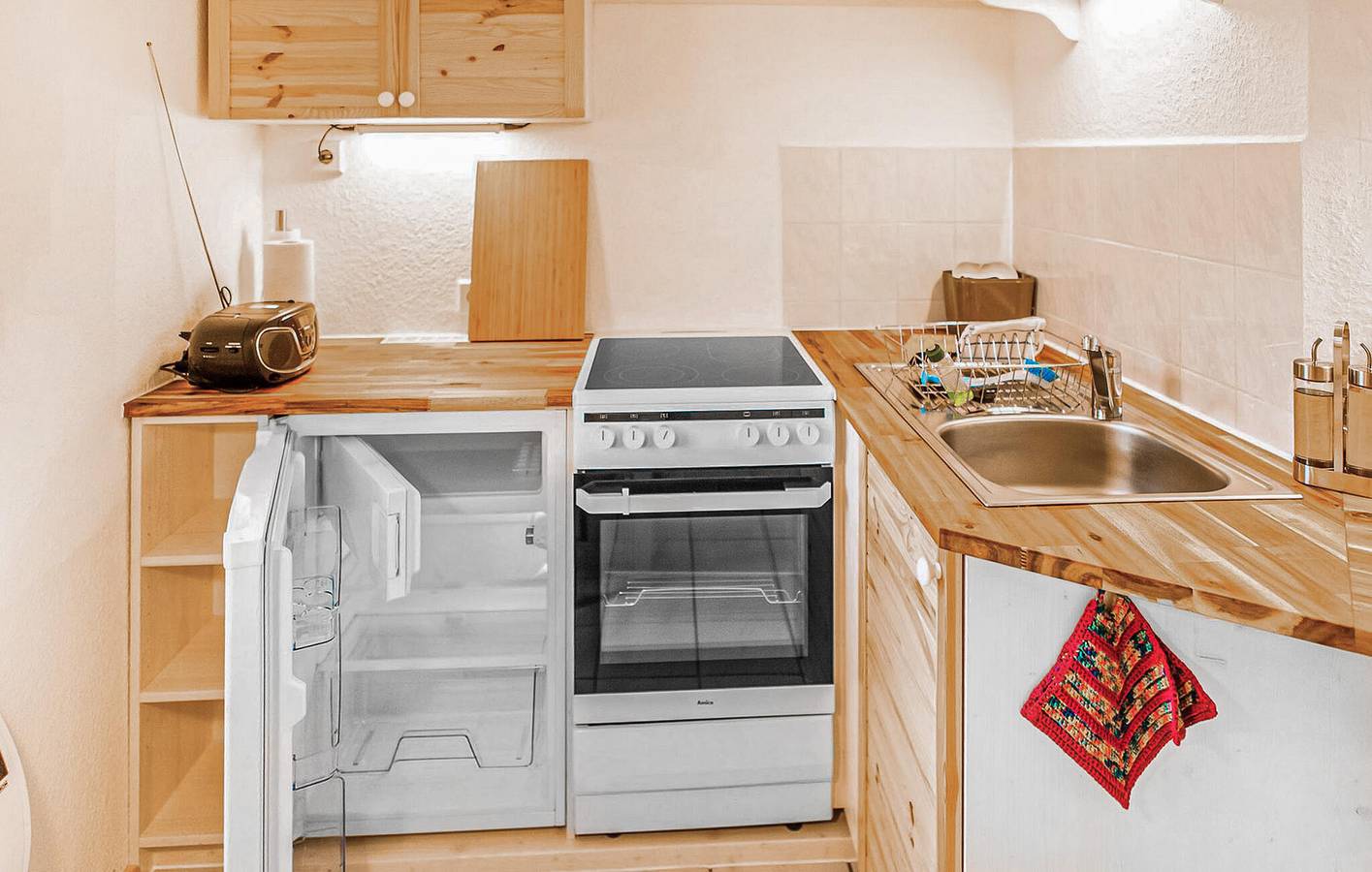 Apartamento vacacional entero, Acogedor apartamento con aparcamiento, terraza e Internet in Kagar, Rheinsberg