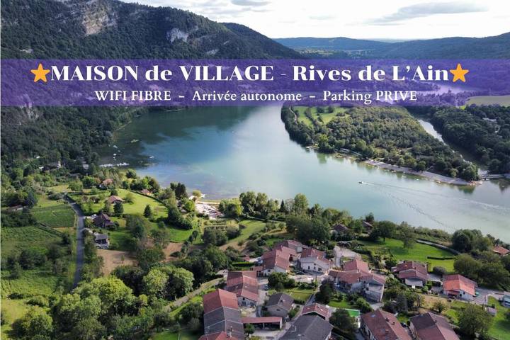 Location de vacances pour 4 personnes, avec Jardin à Serrières-sur-Ain