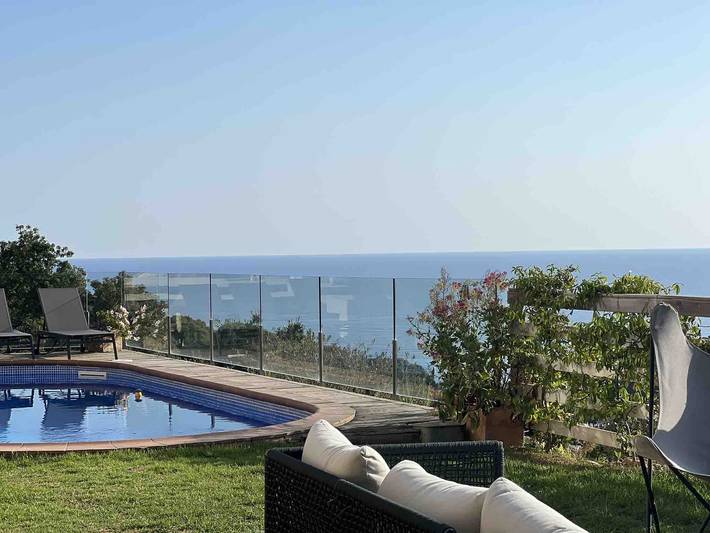 Villa 8/10 Personen met Zwembad, Zeezicht, Wi-Fi en Airconditioning in Sa Riera, Begur