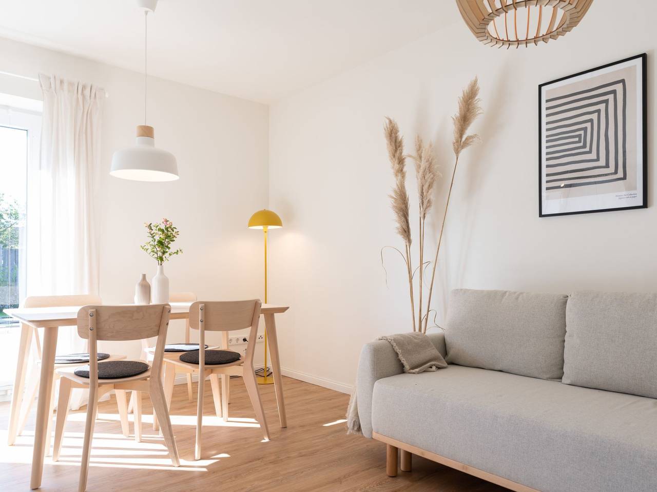 Ganze Wohnung, Küstenbutze - Modernes Apartment für 3 im Scandi-Style mit vollausgestatteter K in Mildstedt, Nordfriesland