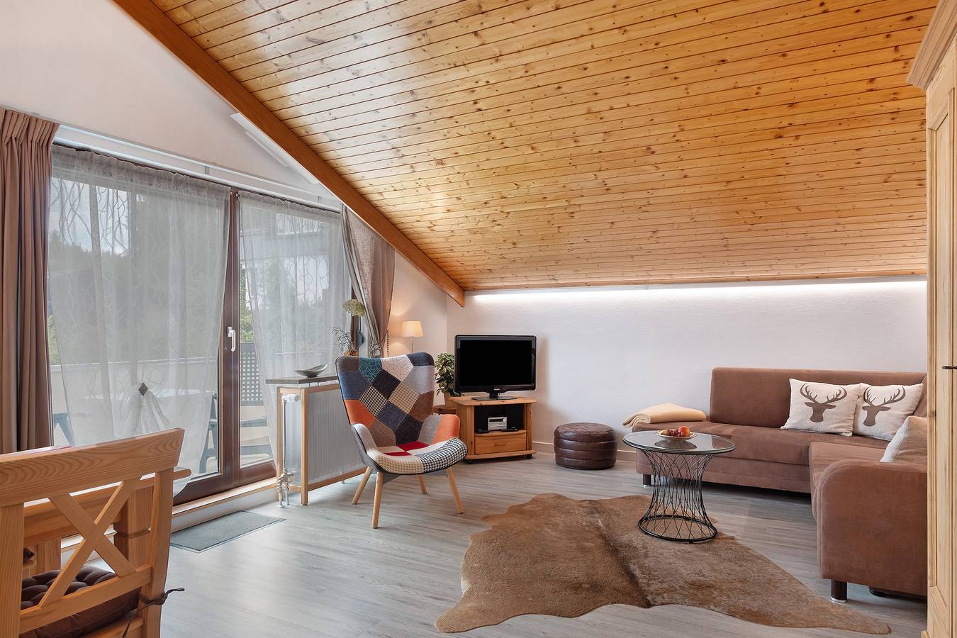 Ganze Wohnung, Ferienwohnung 'Ringelblume, 42qm' mit Balkon und Wi-Fi in Schönwald im Schwarzwald, Südschwarzwald