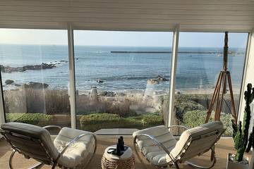 Location de vacances pour 8 personnes, avec jardin et terrasse, animaux acceptés dans Plage Pors-Meur