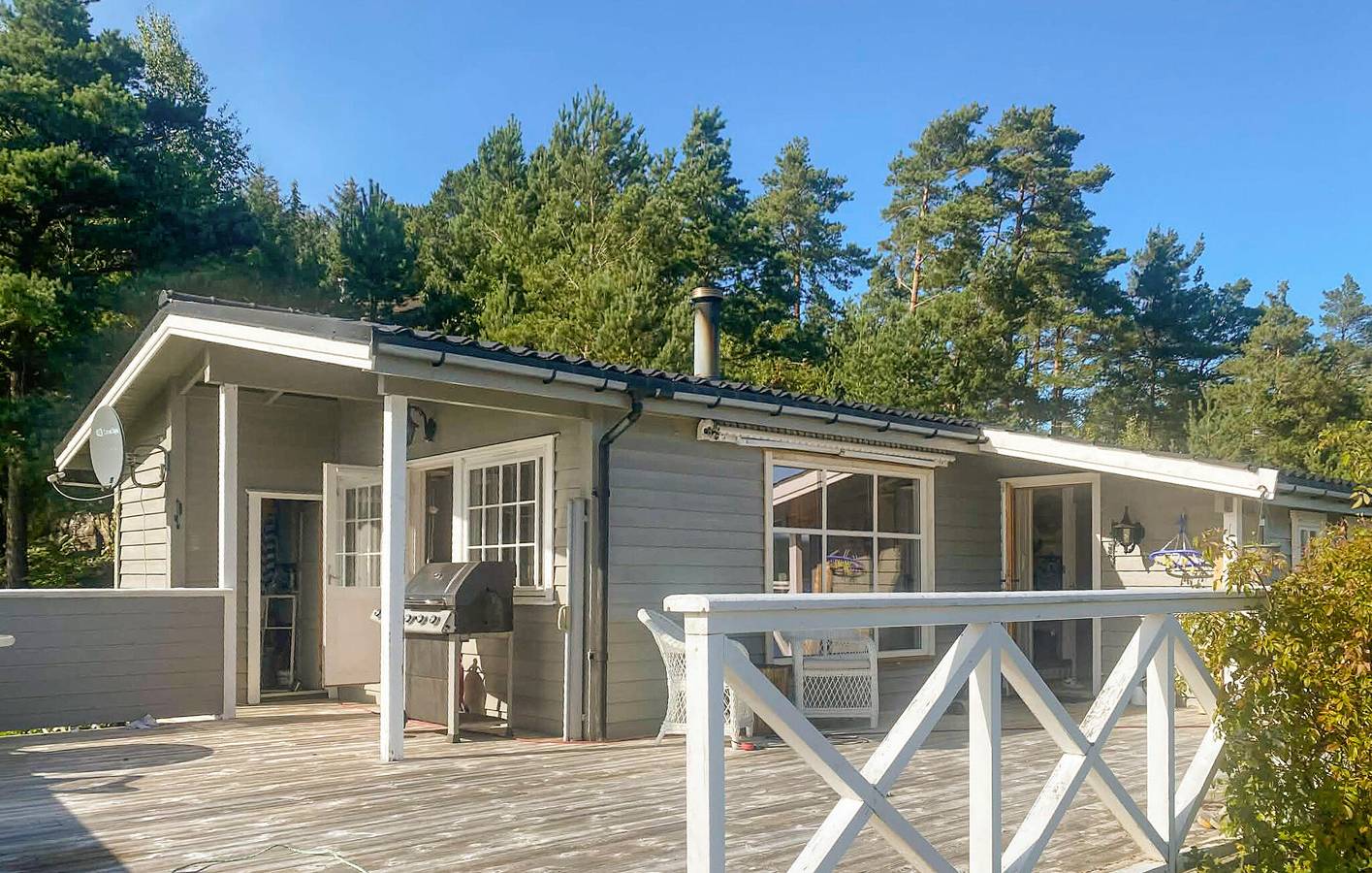 Ferienhaus für 6 Personen mit Terrasse in Kvinnherad