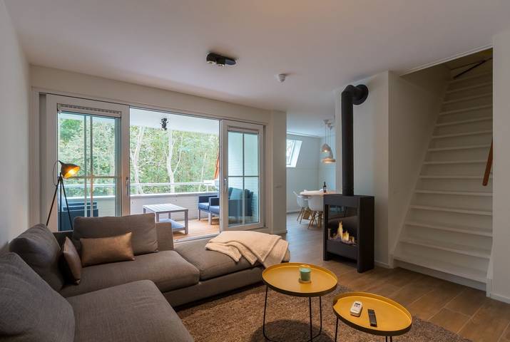 Vakantieappartement voor 6 personen, met balkon en balkon/terras in Dishoek
