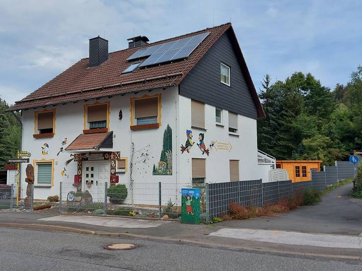 Ferienwohnung für 4 Personen, mit Balkon und Garten, kinderfreundlich in Wildemann