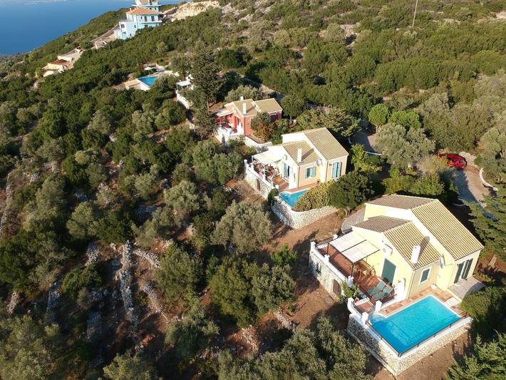 Casa vacanze 'Villa Ostria' con vista mare, piscina privata e Wi-Fi in Grecia